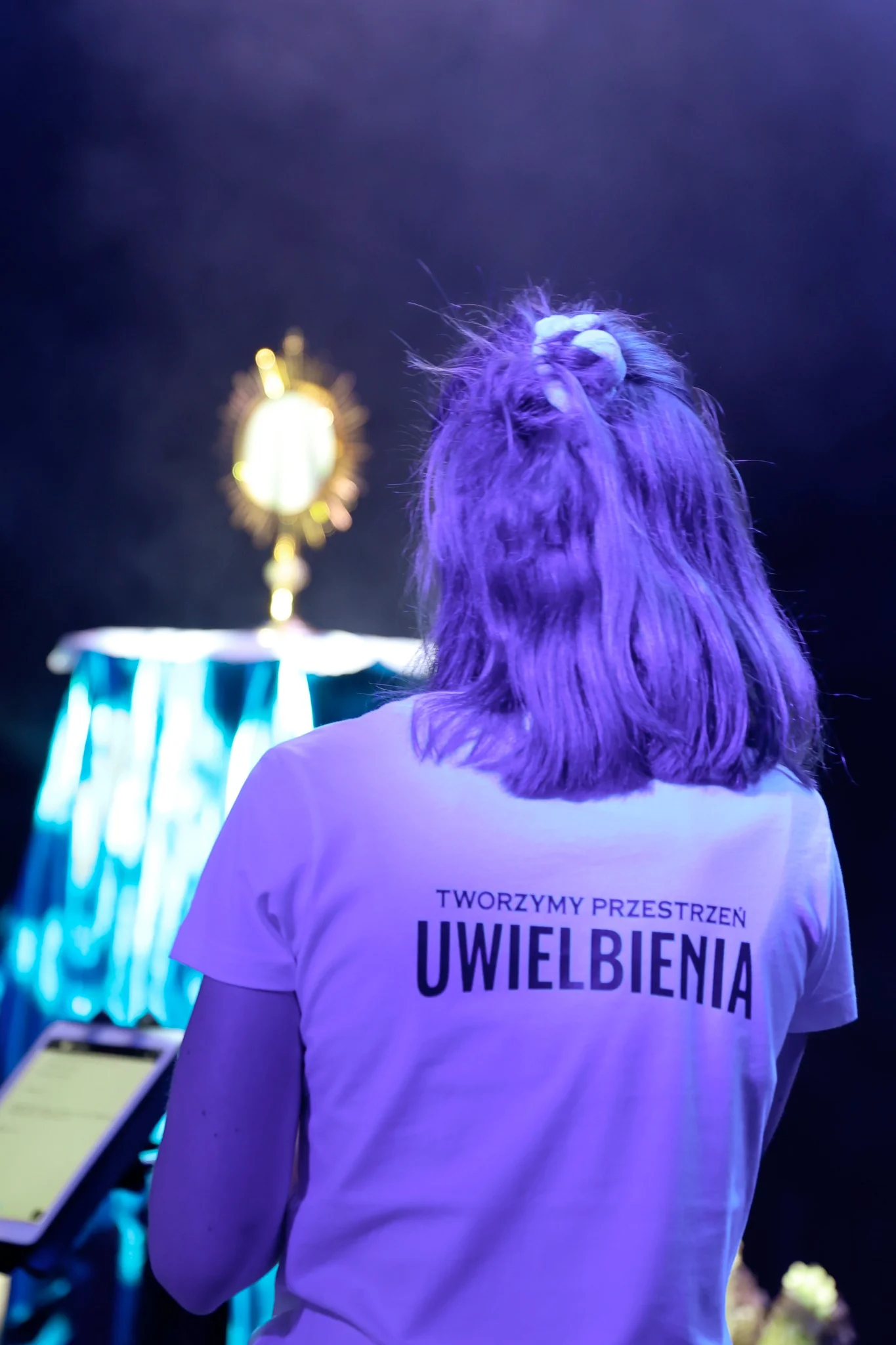 Zespół Wrocław Wielbi podczas koncertu uwielbienia